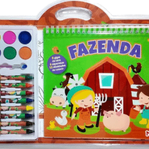 LIVRO AQUARELA FAZENDA C/GIZ