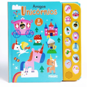 LIVRO SONORO AMIGOS UNICORNIOS 12 SONS