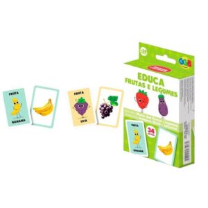 JOGO DE CARTAS EDUCA FRUTAS E LEGUMES