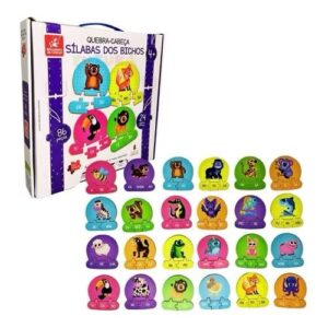 QUEBRA-CABECA MADEIRA SILABAS DOS BICHOS