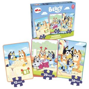 QUEBRA-CABECA CARTONADO BLUEY PUZZLE PROGRESSIVO