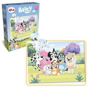 quebra cabeça cartonado bluey puzzle gigante